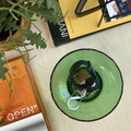 E.O. Brody Ribbed Glass Bowl