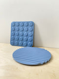 Copco Heat-Resistant Trivet Duo – Slate Blue