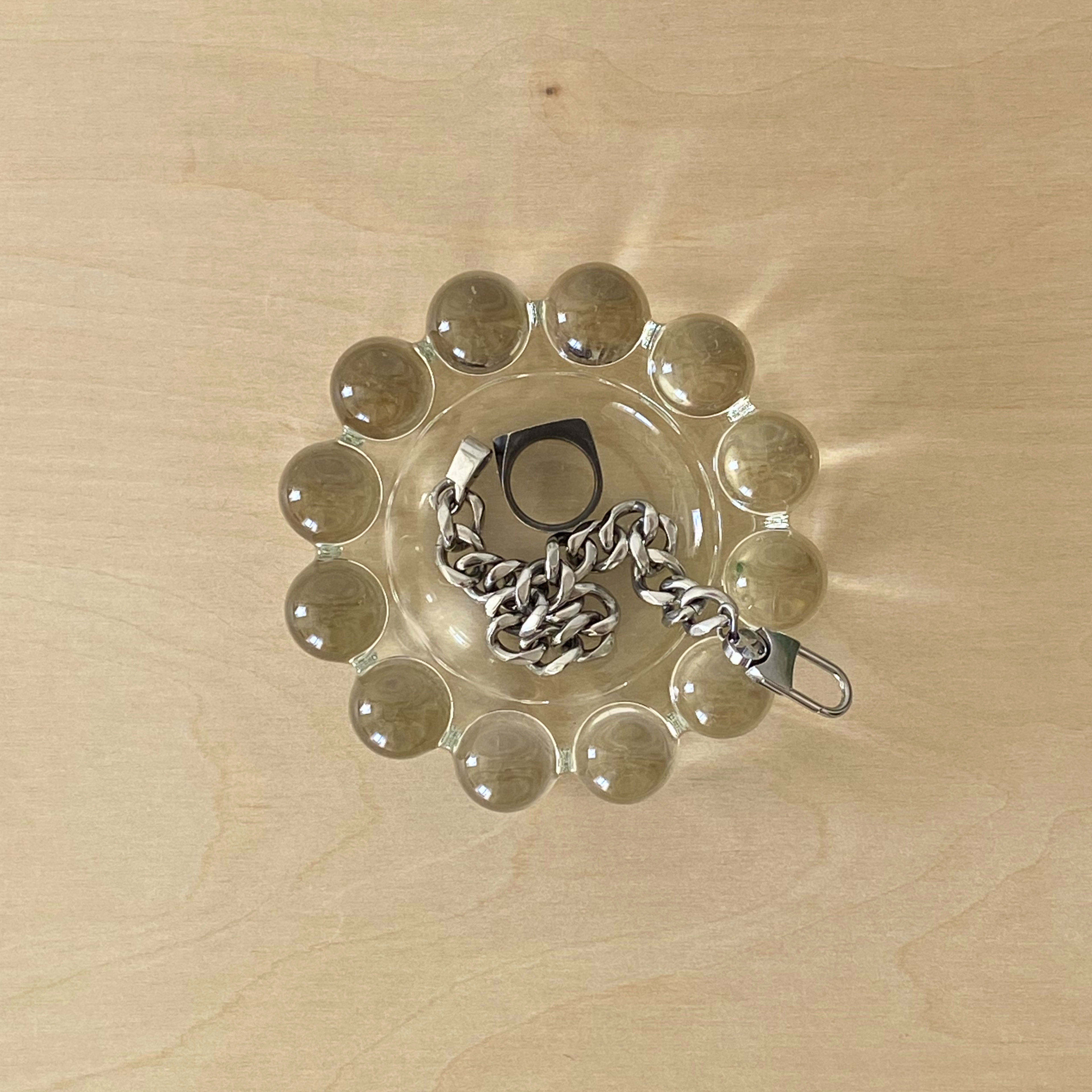 Anchor Hocking "Boopie" Bubble Glass Ashtray