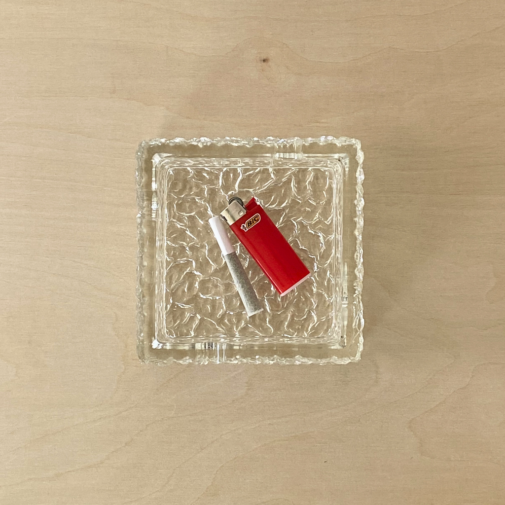 "Ice Glass" Ashtray