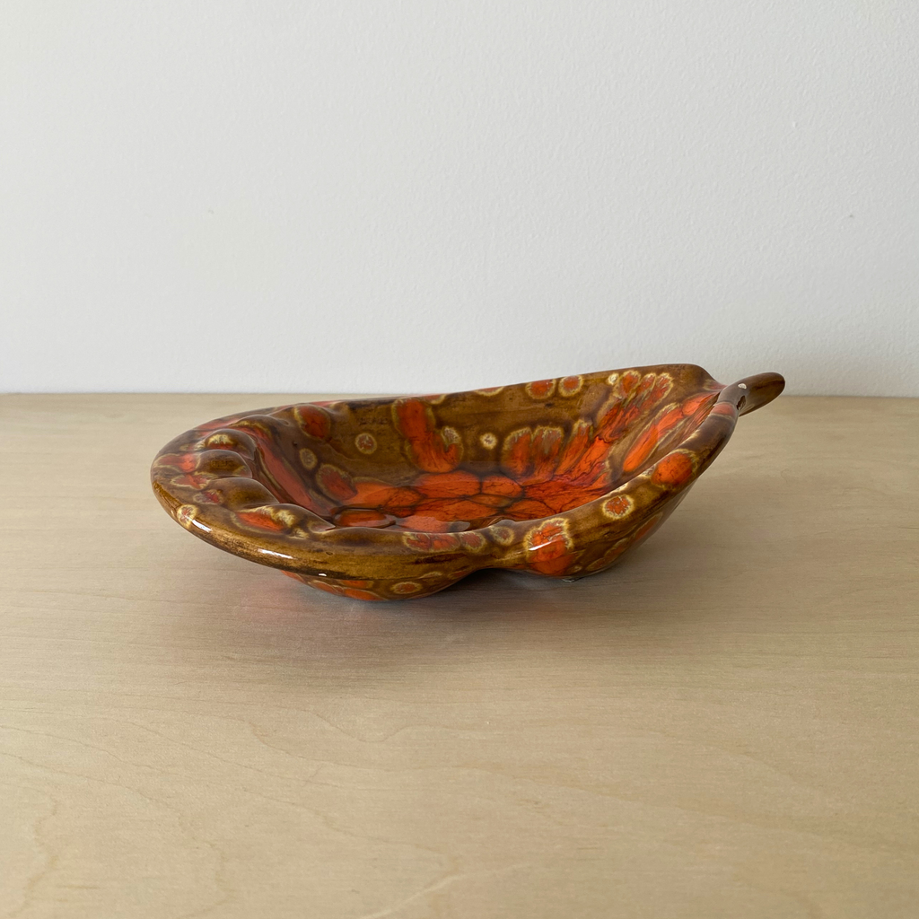 "Atomic" Drip Glaze Ceramic Catchall