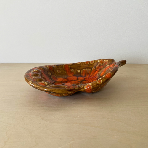 "Atomic" Drip Glaze Ceramic Catchall