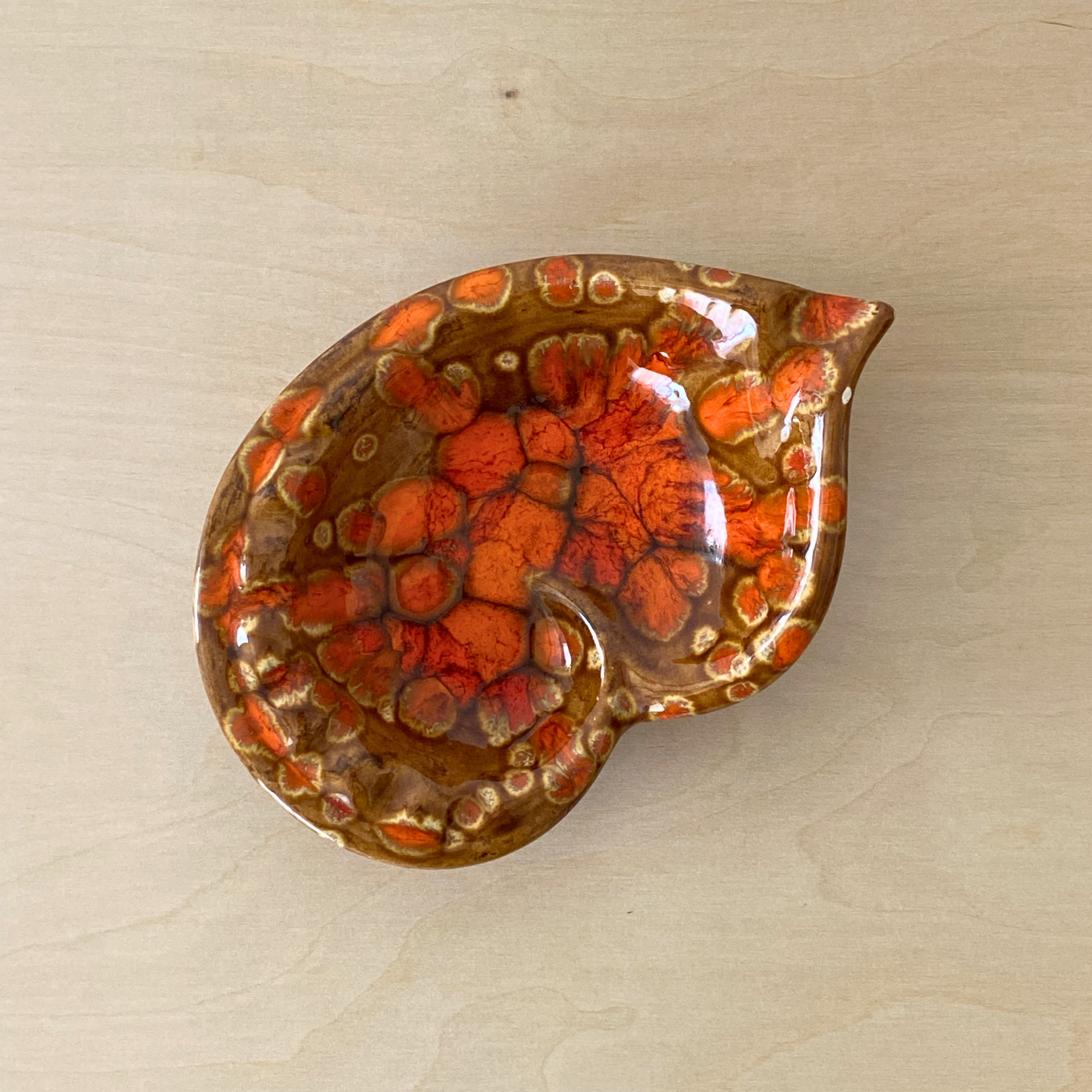 "Atomic" Drip Glaze Ceramic Catchall